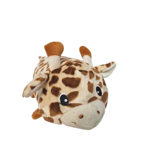 Goffa International Brown Cream Giraffe Stackable Plush Stuffed Animal 12.5" - Picture 1 of 6